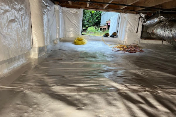 Crawl Space Insulation Installation